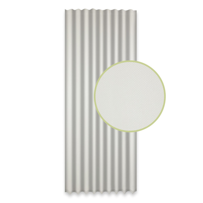 Zasłona z taśmą GLOW CHIC 140x207 offwhite